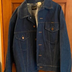 60’s 70’s wrangler denim jacket mens L/XL
